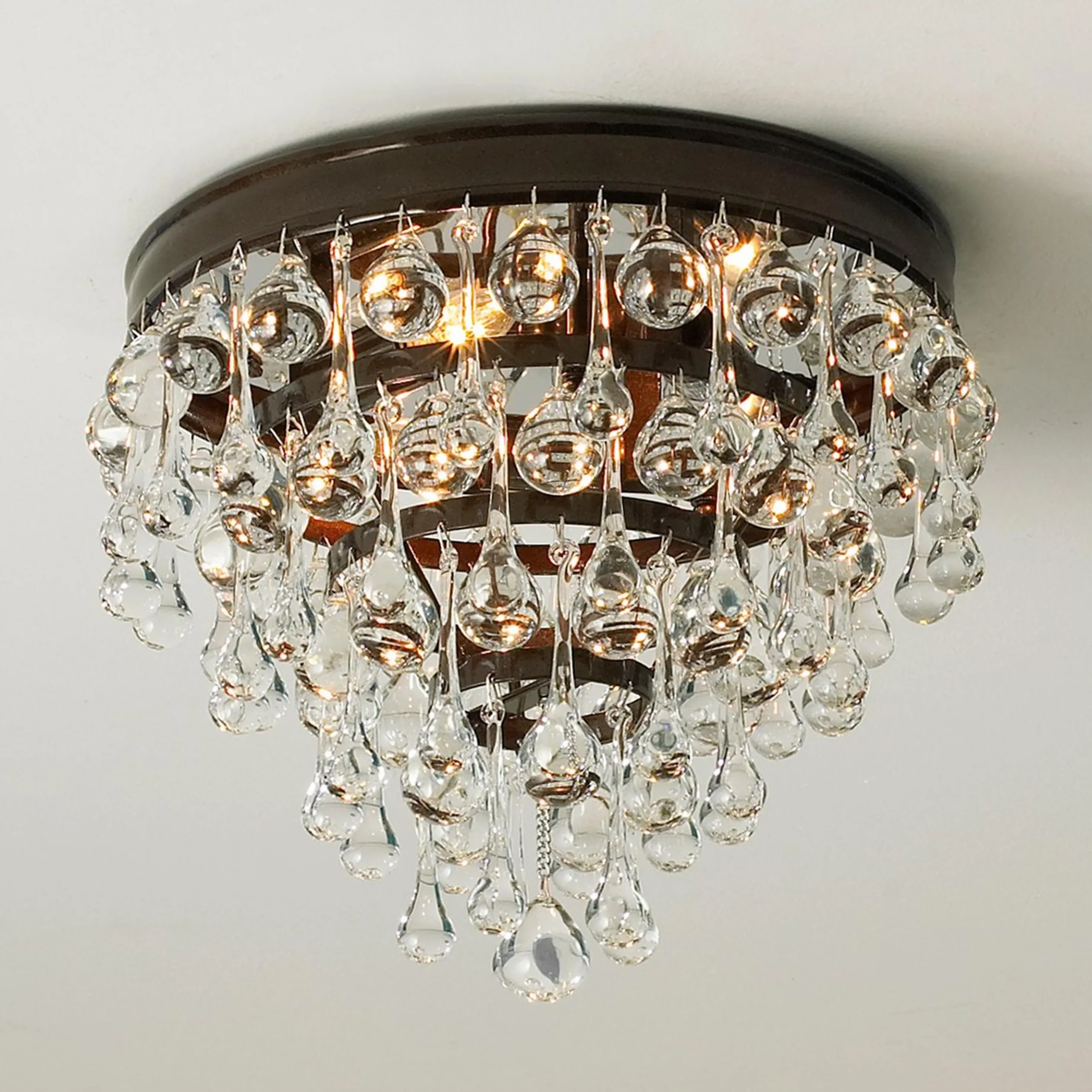 Crystal Ball Wedding Cake Ceiling Light