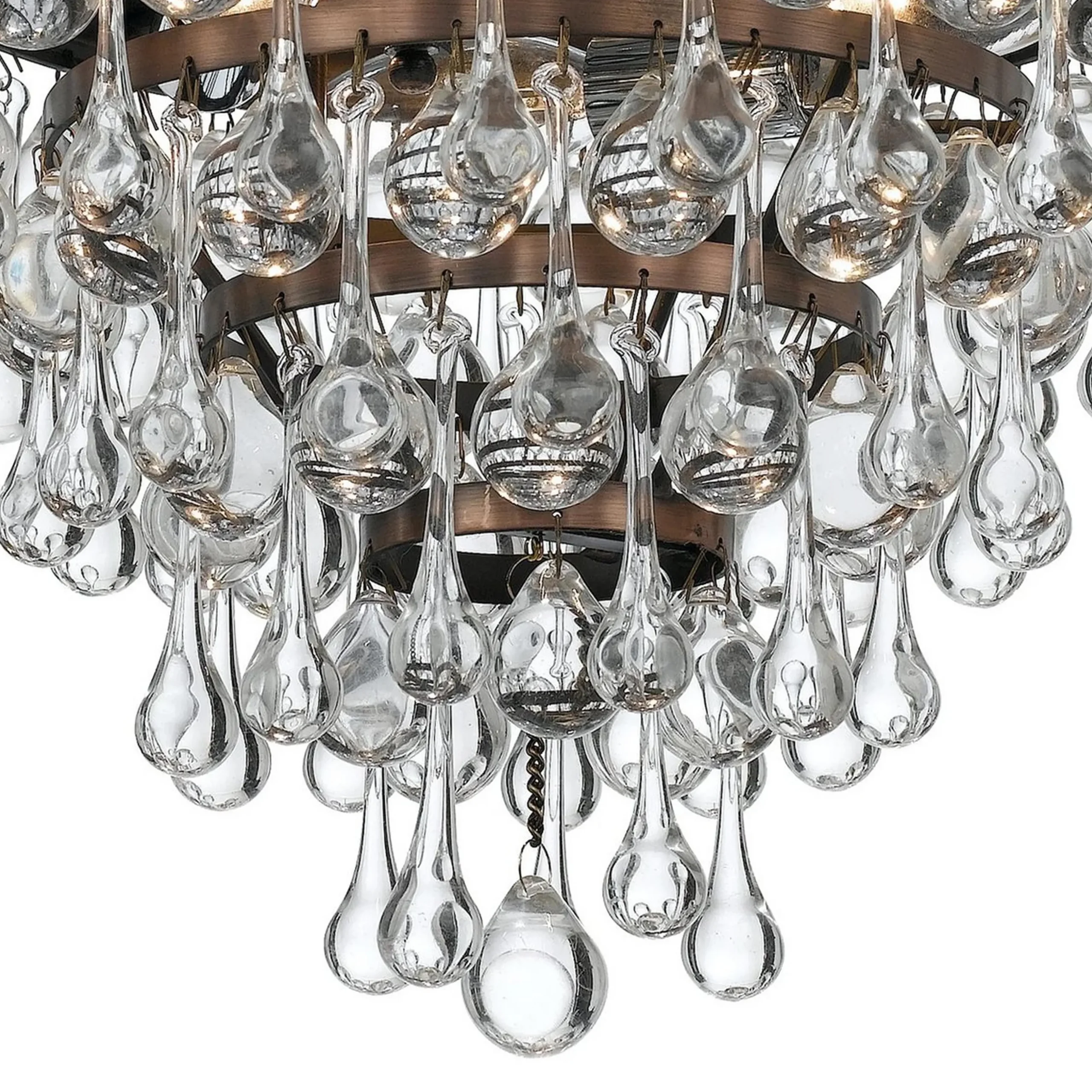 Crystal Ball Wedding Cake Ceiling Light