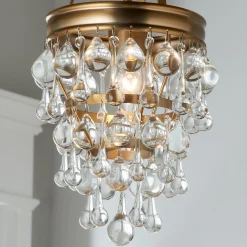 Crystal Ball Wedding Cake Pendant - Convertible