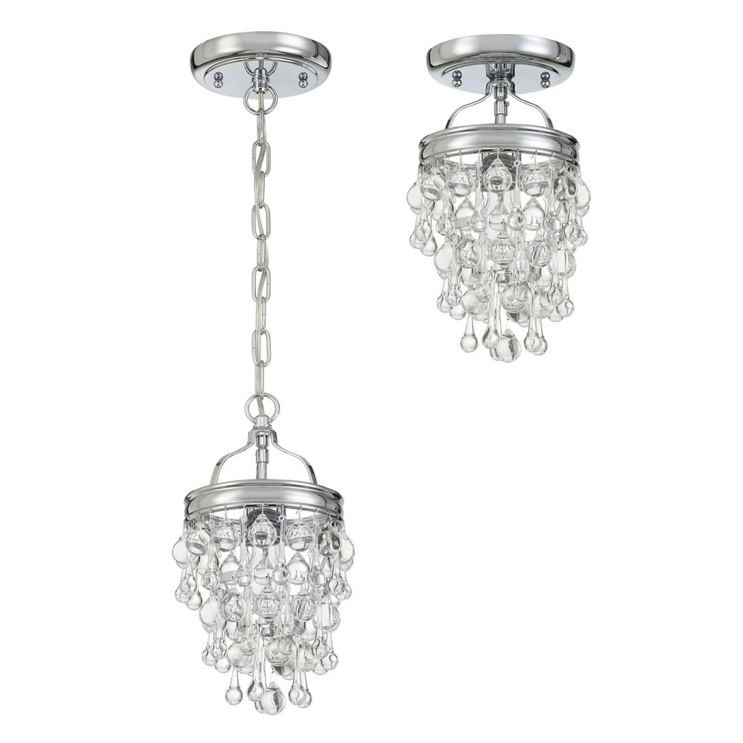 Crystal Ball Wedding Cake Pendant - Convertible