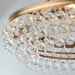 Crystal Ball Wedding Cake Chandelier
