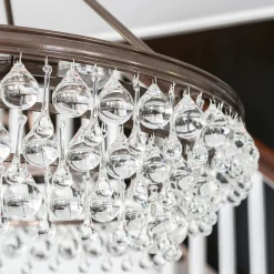 Crystal Ball Wedding Cake Chandelier
