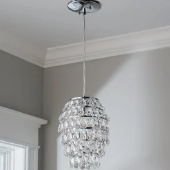 Crystal Curtain Mini Pendant Light