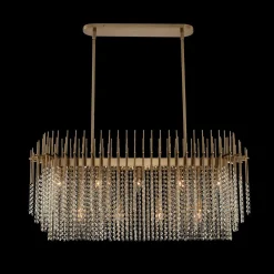 Crystal Falls Island Chandelier