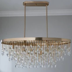 Crystal Springs Island Chandelier