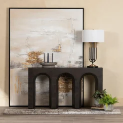 Curvilinear Console Table
