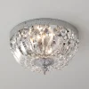 Cut Crystal Basket Ceiling Light - Small