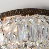 Cut Crystal Basket Ceiling Light - Large