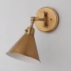 Cyrus Swing Arm Sconce - Metal Shade