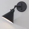 Cyrus Swing Arm Sconce - Metal Shade