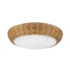 Demeter Rattan Ceiling Light - Medium