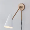 Desai Straight Swing Arm Sconce