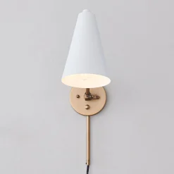 Desai Straight Swing Arm Sconce