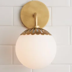 Dewdrop Globe Sconce