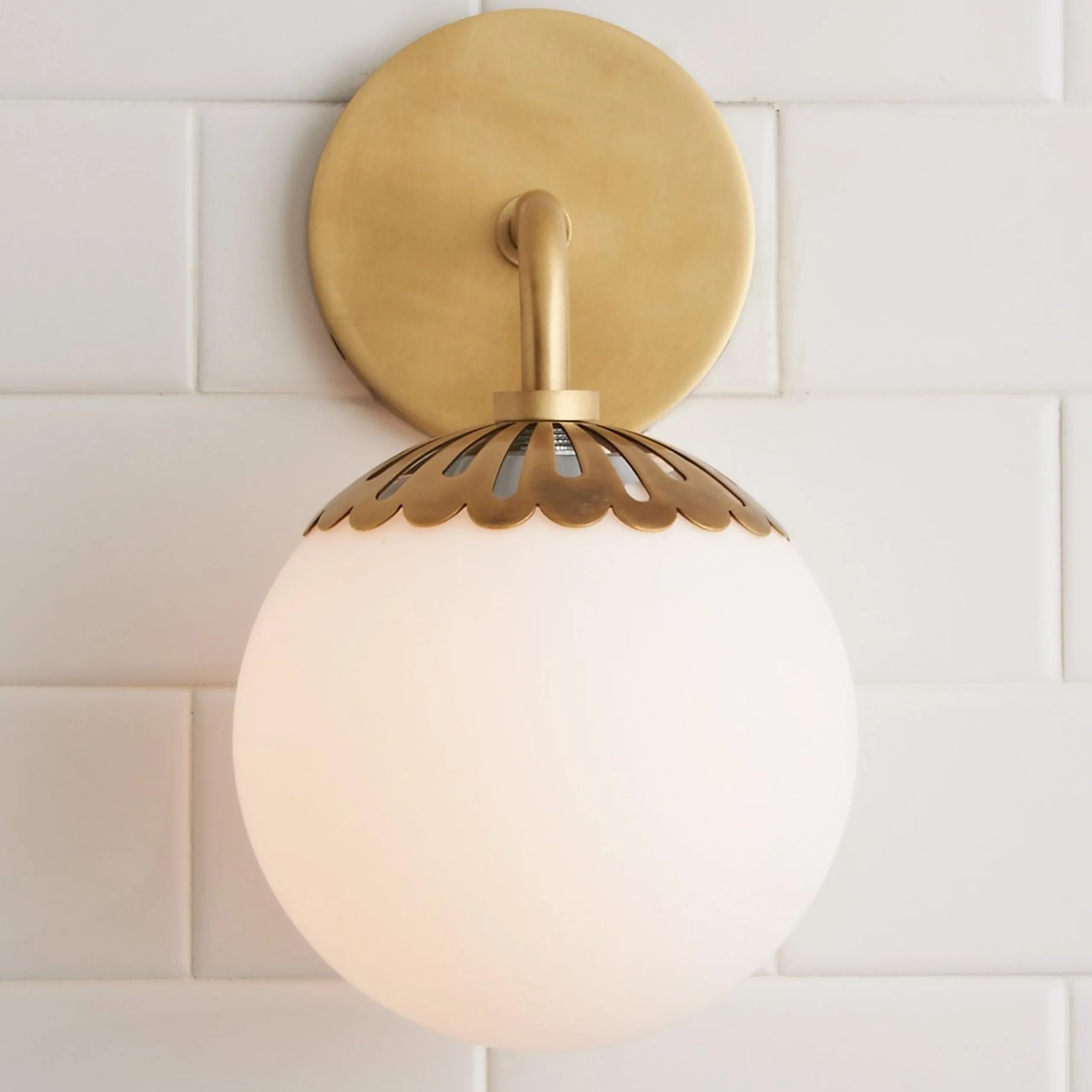 Dewdrop Globe Sconce