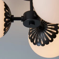 Dewdrop Globe Semi-Flush Ceiling Light