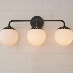 Dewdrop Globe Vanity Light - 3 light