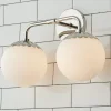 Dewdrop Globe Vanity Light - 2 light