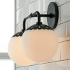 Dewdrop Globe Vanity Light - 2 light