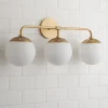Dewdrop Globe Vanity Light - 3 light