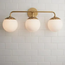 Dewdrop Globe Vanity Light - 3 light