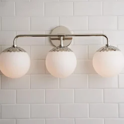 Dewdrop Globe Vanity Light - 3 light