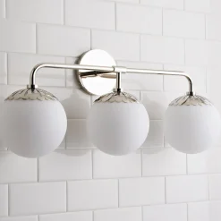Dewdrop Globe Vanity Light - 3 light