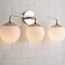 Dewdrop Globe Vanity Light - 3 light