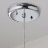 Dimple Cylinder Glass Pendant