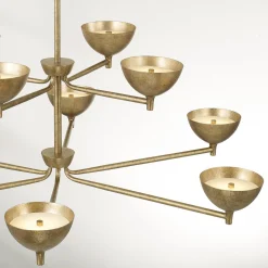 Dipti LED Two-Tier Chandelier