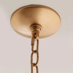 Distressed Metal Cone Pendant