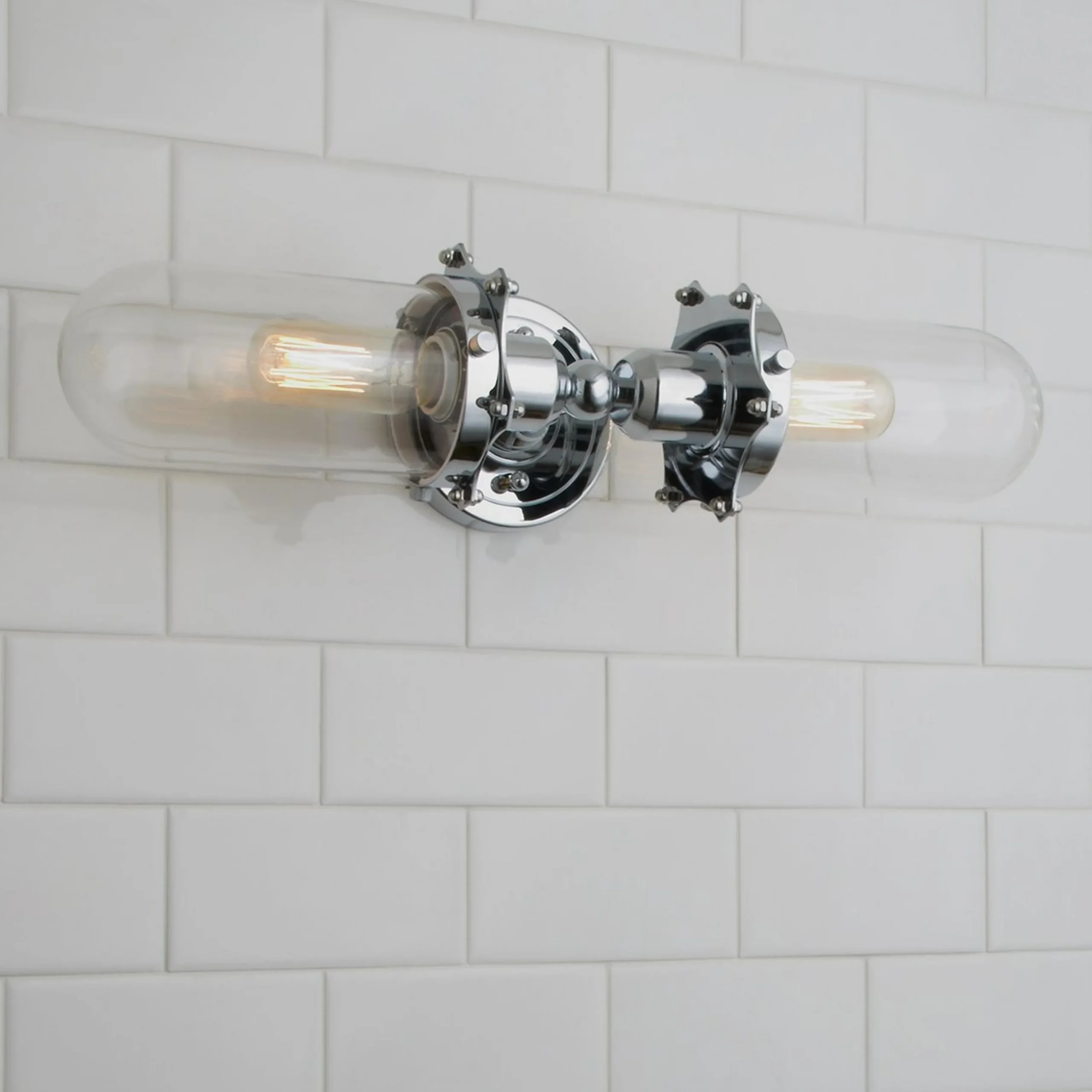 Double Bullet Sconce - Small
