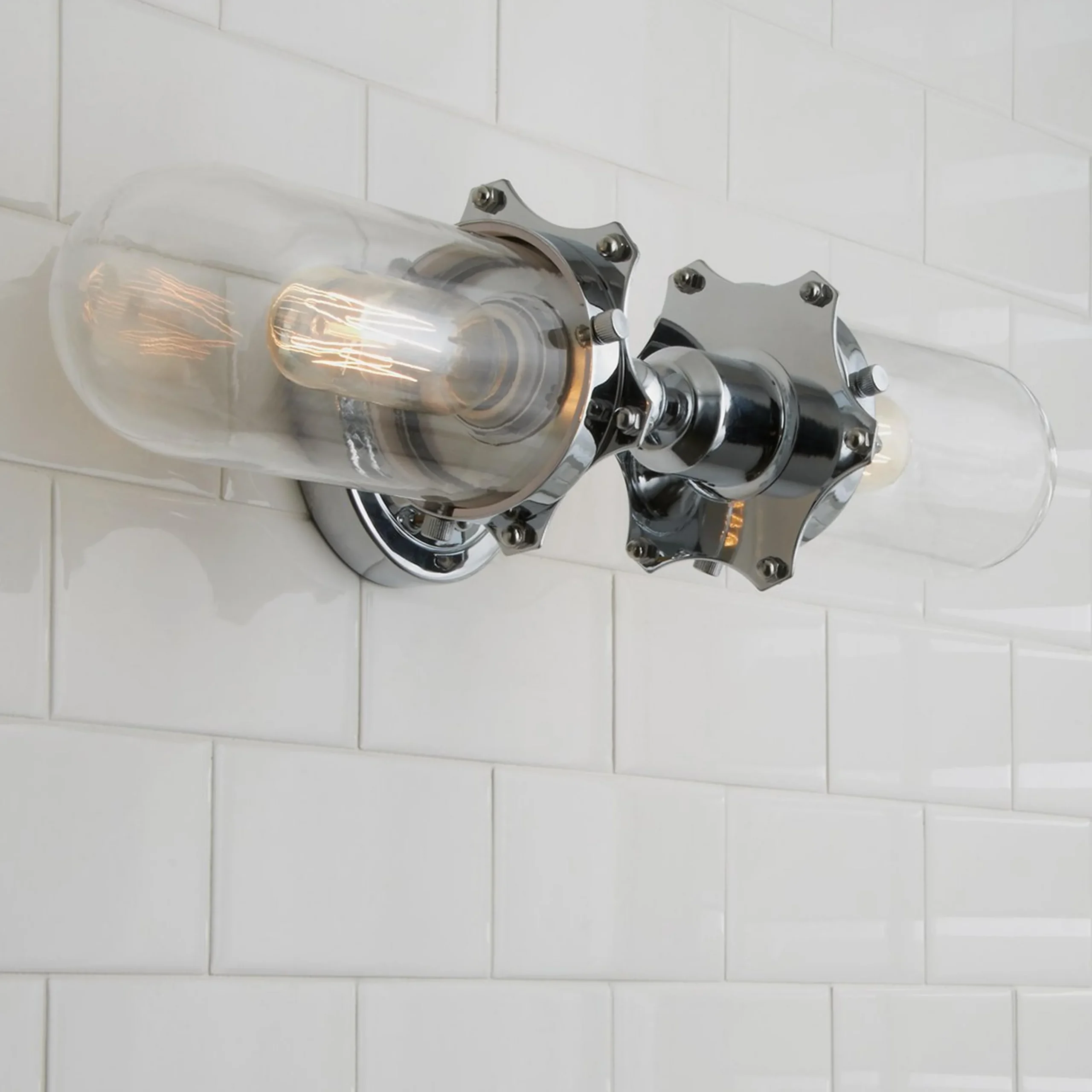 Double Bullet Sconce - Small