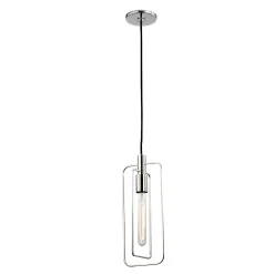 Double Frame Rectangular Pendant