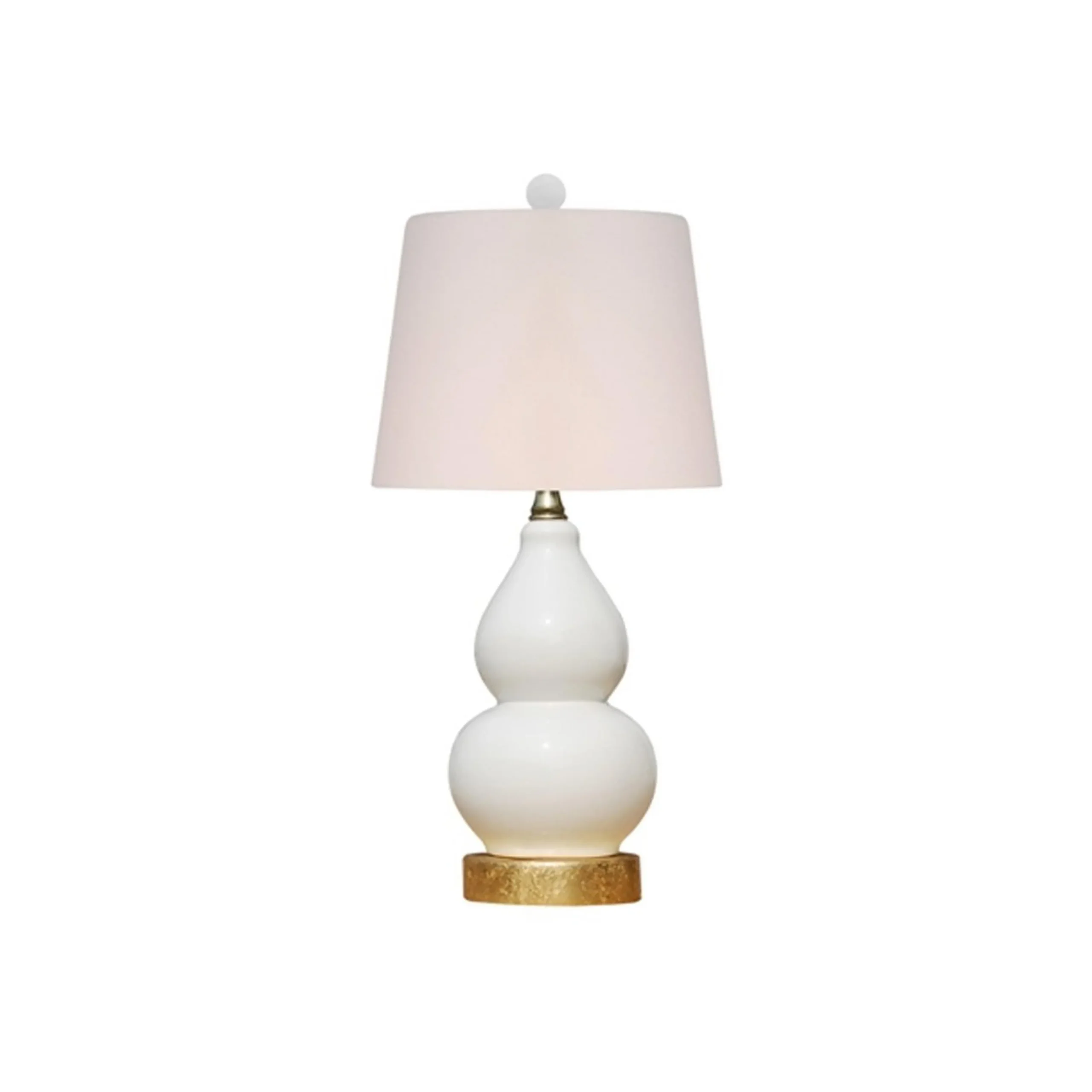 Double Gourd Lamp - Gold Leaf Base