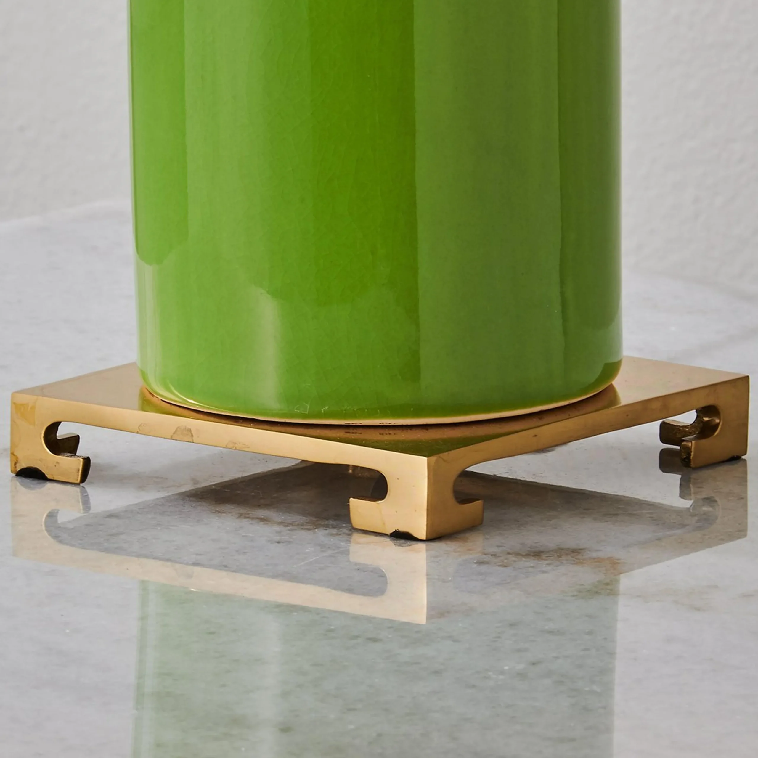 Double Handle Cylinder Table Lamp