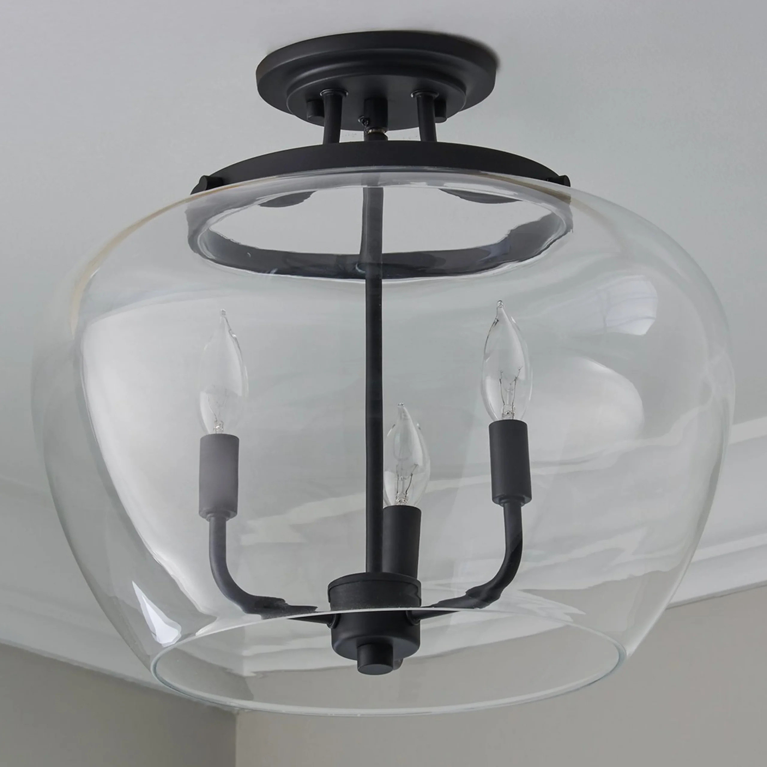 Dovenby Semi-Flush Ceiling Light - Large