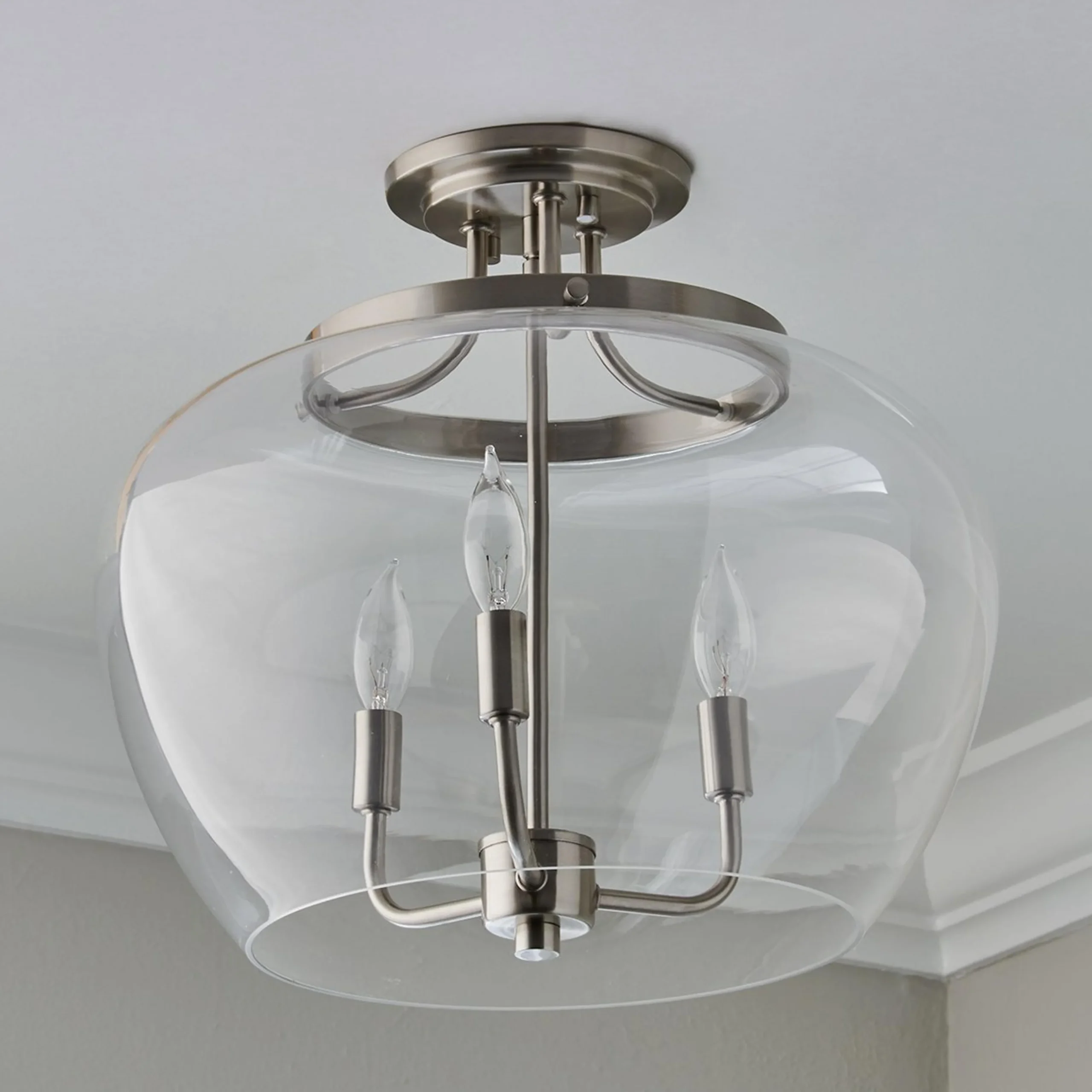 Dovenby Semi-Flush Ceiling Light - Large