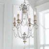 Draped Boho Glam Chandelier - 4 Light