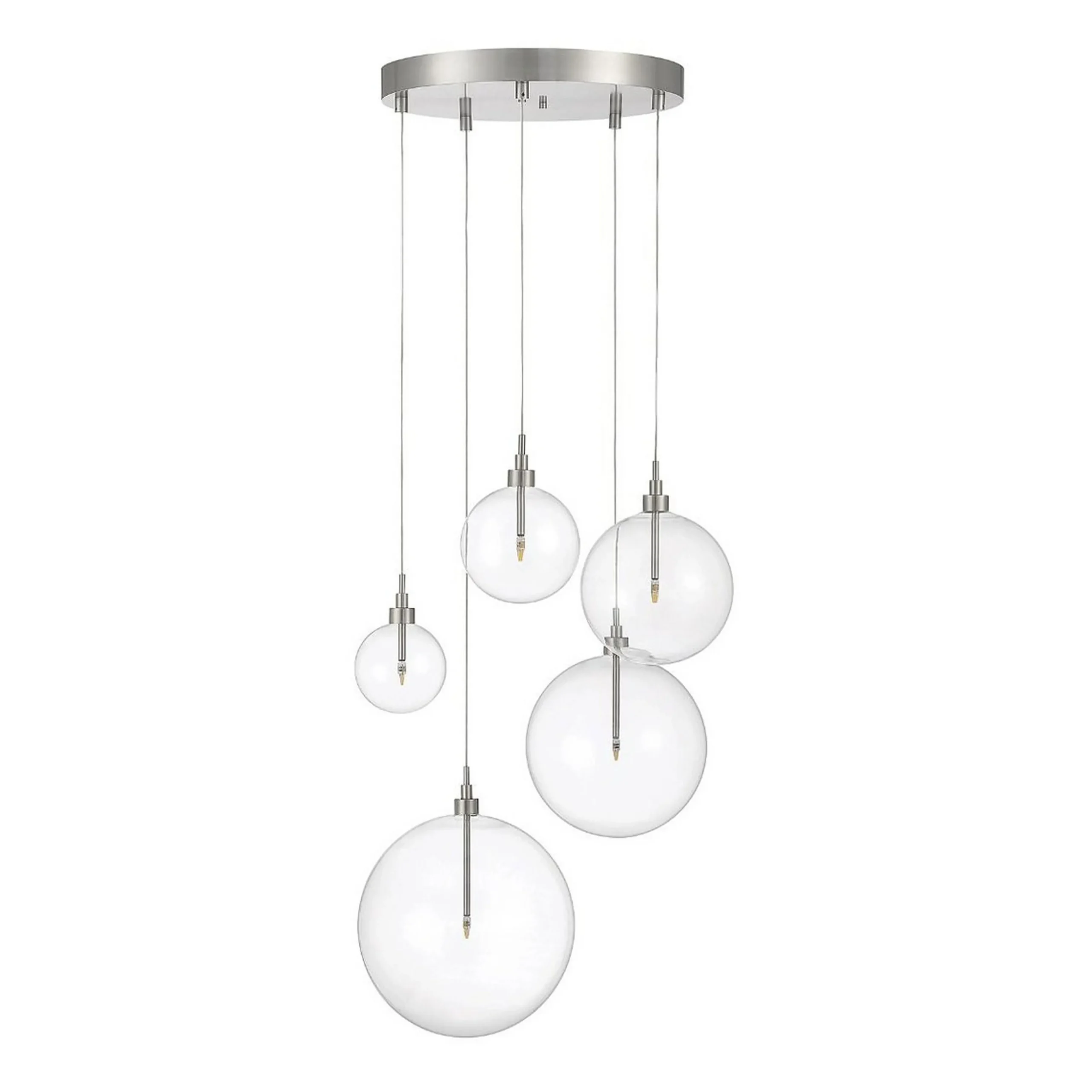 Dream Bubble Hand-Blown Globe Chandelier - Cluster