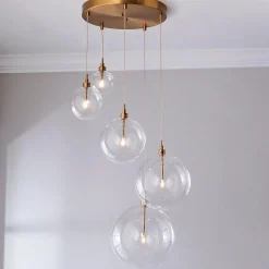 Dream Bubble Hand-Blown Globe Chandelier - Cluster