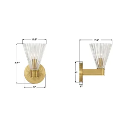 Drewsey Bath Sconce - 1 Light