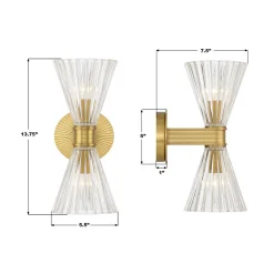 Drewsey Bath Sconce - 2 Light