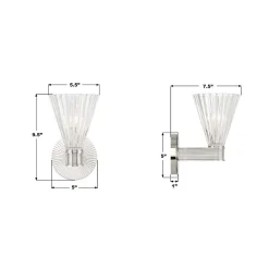 Drewsey Bath Sconce - 1 Light