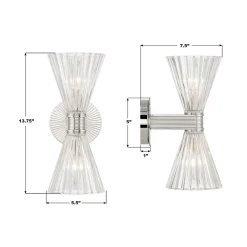 Drewsey Bath Sconce - 2 Light