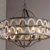 Driftwood Entwined Ovals Chandelier