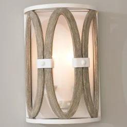Driftwood Entwined Ovals Sconce