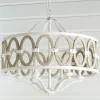 Driftwood Entwined Ovals Chandelier