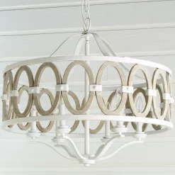 Driftwood Entwined Ovals Chandelier