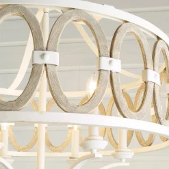 Driftwood Entwined Ovals Chandelier